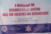 Workshop on Research Grant Writing Held at CERID Hall, Kathmandu