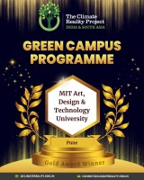 MIT-ADT University Earns Prestigious Green Campus Programme Award in Gold Category
