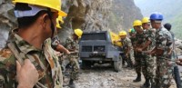 One Worker Buried in Dry Landslide Along Karnali Corridor Road in Kalikot