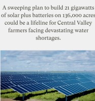 California Central Valley Farmers Could Gain Lifeline Through Massive Solar and Battery Project