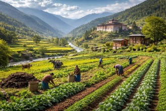 Bhutan’s Green Leap: Nearly 80% Organic Farming, Tourism Blossoms Amid Push to Become World’s First Fully Organic Nation