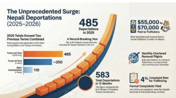 Deportation of Nepali Nationals from the US Reaches Record High in Trump’s Second Term