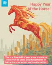 UN-Habitat Extends Greetings for Year of the Horse, Highlighting Momentum for Sustainable Urban Transformation