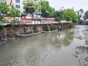 Boom Barrier Temporarily Removed Amid Rising River Flow Concerns