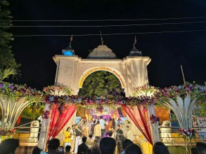 Vibrant Celebrations Mark Chaitra Navratri at Rajdevi Temple