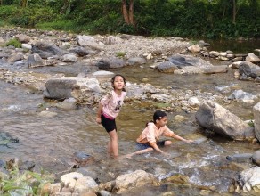 Children Find Joy in Nature: A Glimpse from Galchhi’s Koshi Stream