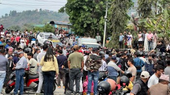 Road Blockade in Pokhara After Demolition Near Fewa Lake Raises Local Concerns