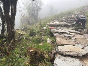 Bamboo Dustbins Installed Along Khilang–Tarahilltop Trekking Route to Promote Sustainable Tourism