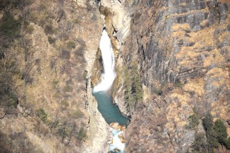 Waterfall on West Seti River Highlights Untapped Eco-Tourism Potential in Bajhang