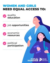 UN Women Calls for Equal Access to Education, Resources, and Leadership for Women and Girls