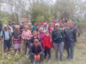 Community-Led Initiative Targets Invasive Alien Plant Species in Yangjakot