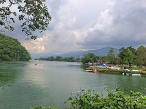 Panoramic Calm of Fewa Lake Reflects Pokhara’s Tourism and Environmental Significance