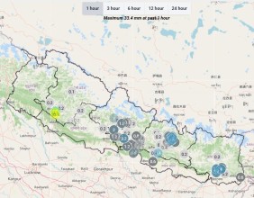 Weather System Brings Possibility of Rain and Thunderstorms Across Nepal
