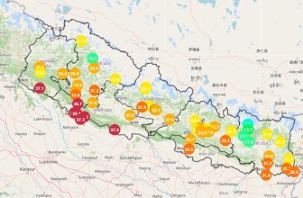 Moderate to Heavy Rainfall Reported in Nuwakot as Temperatures Rise Across Nepal