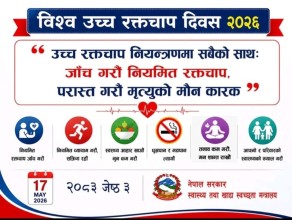 World Hypertension Day 2026 Observed in Nepal With Call for Regular Blood Pressure Checks