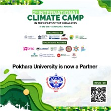 Pokhara University Joins 2nd International Climate Camp 2026 as Academic Partner
