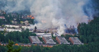 More Than 100 Homes Destroyed as Massive Wildfire Sweeps Through Southern Norway