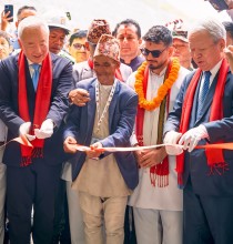 Veteran Mugu Tunnel Worker Given Honour of Inaugurating Nepal's First Road Tunnel
