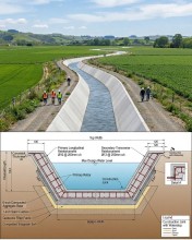 Construction of Modern Irrigation Channels Gains Importance for Sustainable Agriculture