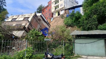 House Subsides in Bansbari, Kathmandu, Raising Concerns Over Urban Construction Safety