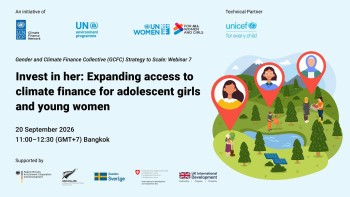 Webinar to Explore Expanding Climate Finance Access for Adolescent Girls and Young Women