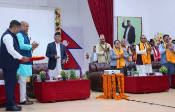 Prime Minister Oli Inaugurates 64 Roads Under Flagship Program in Madhesh Province