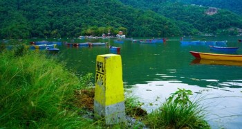 Boundary Demarcation Work Underway for Phewa Lake in Pokhara