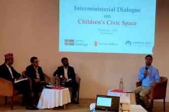 Inter-Ministerial Dialogue on Children’s Civic Space Held in Nepal