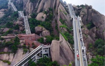 China Builds 2,900-Foot Mountain Escalator to Boost Tourism Access