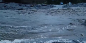 Tamor Corridor Closed After Floodwaters Submerge Road in Panchthar