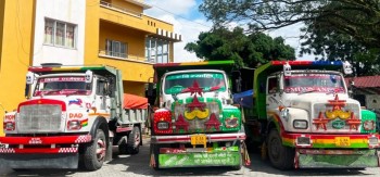 Three Tippers Seized in Pokhara for Illegal Sand Extraction; Authorities Impose Fines