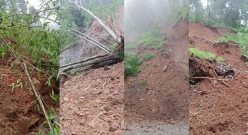 Continuous Rainfall Triggers Landslide Threat in Baglung, 13 Households and Public Buildings at Risk