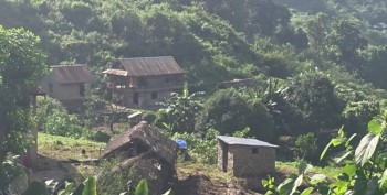 Ground Subsidence and Widening Fissures Put 80 Households at Risk in Makwanpur’s Chure Region
